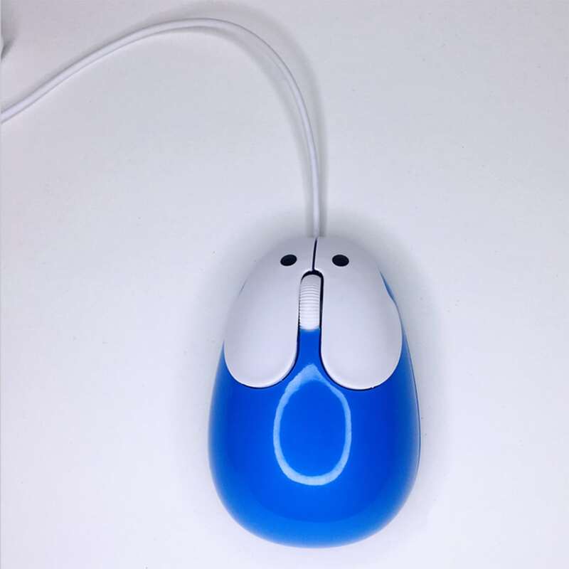 

Colorblock Wired Mouse, Blue