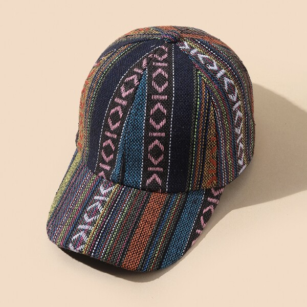 

Geo Pattern Baseball Cap, Multicolor
