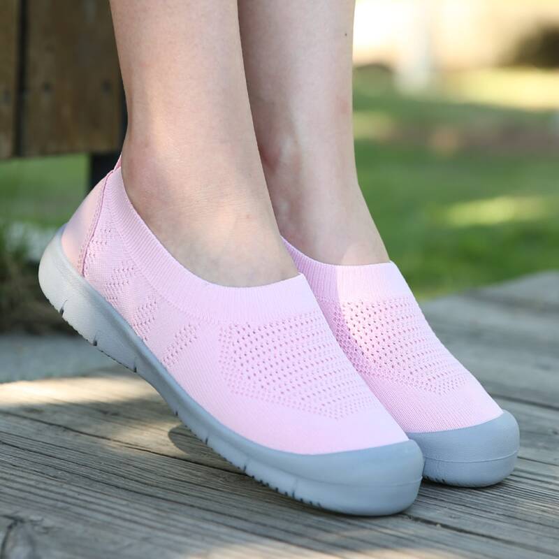 

Slip On Knit Sneakers, Baby pink