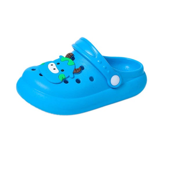 

Toddler Girls Cartoon Decor Vented Clogs, Blue