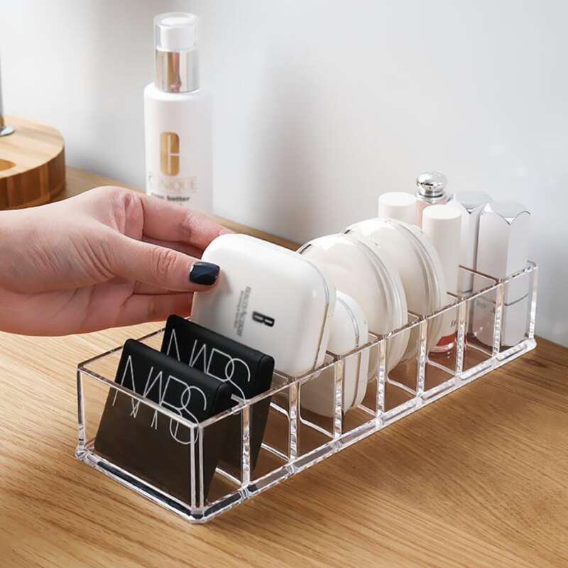 

1pc Multi-grid Jewelry Storage Box, Clear