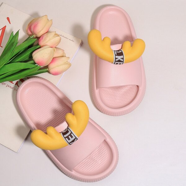 

Angle Decor Slides, Baby pink