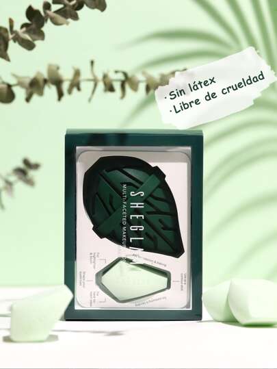 Esponja de maquillaje multifacética