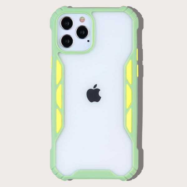 

Чехол для iPhone с контрастной отделкой, Зелёный