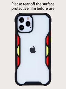 Contrast Trim Case Compatible With iPhone - Black - View 3