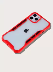 Funda compatible con iPhone anticaída - Rojo - Ver 2