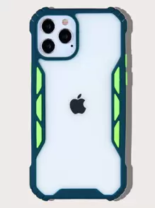 コントラストトリム iPhone用 ケース - ダークグリーン - チェックする 1