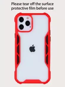 Funda compatible con iPhone anticaída - Rojo - Ver 3