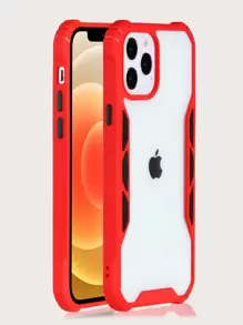 Funda compatible con iPhone anticaída - Rojo - Ver 4
