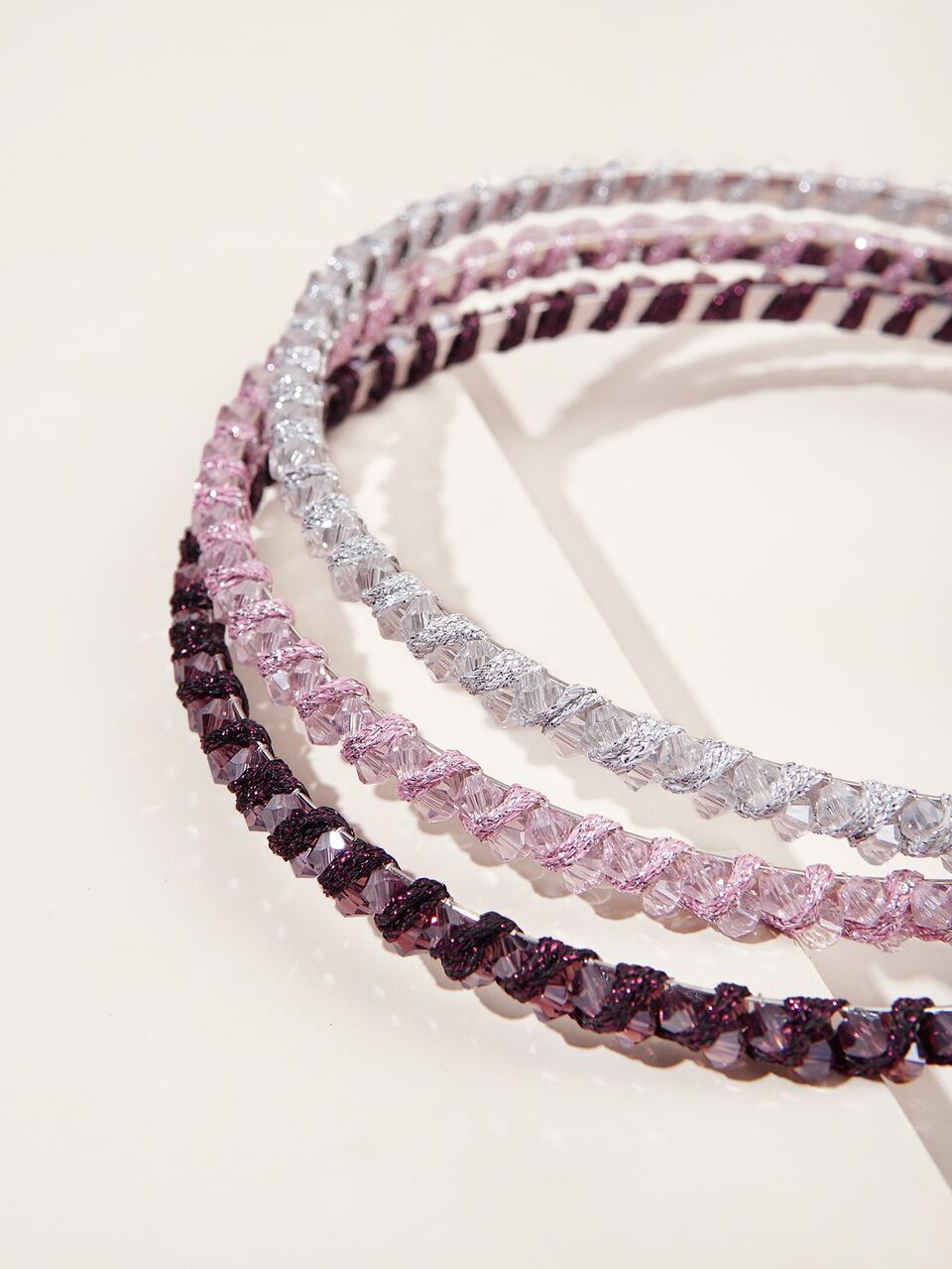 Royal 3pcs Elegant Rhinestone Beaded Hair Hoop, Simple & Versatile Headband For Going Out, Anti-Slip Headband For Washing Face,Hairband,Hair Hoop Headbands Hair Accessories Head Accessories