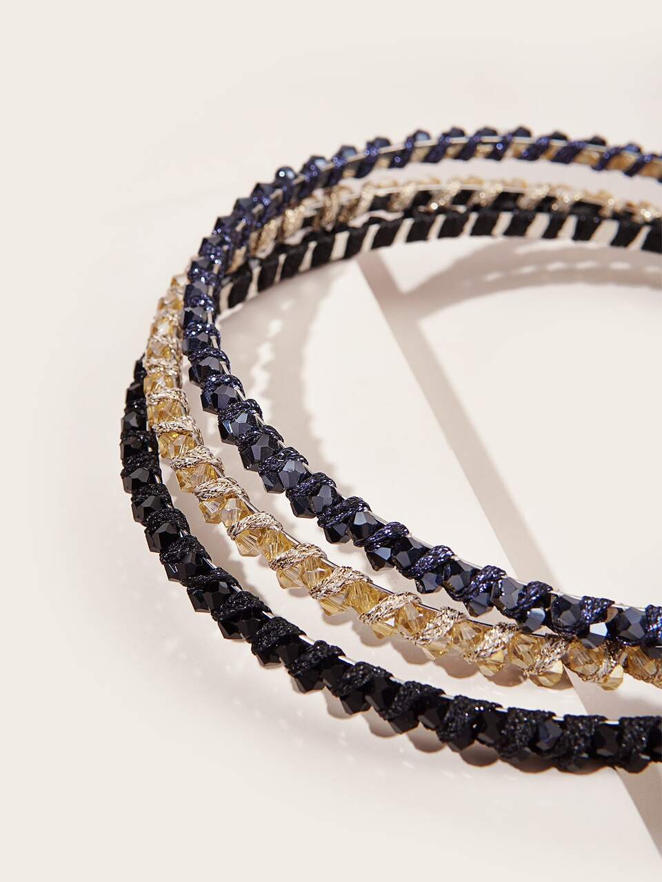 3pcs Elegant & Versatile Thin Headband With Rhinestone & Bead Decor, Ideal For Going Out, Anti-Slip Hairband For Washing Face, Headband Royal,Hairband,Hair Hoop Headbands Hair Accessories Head Accessories
