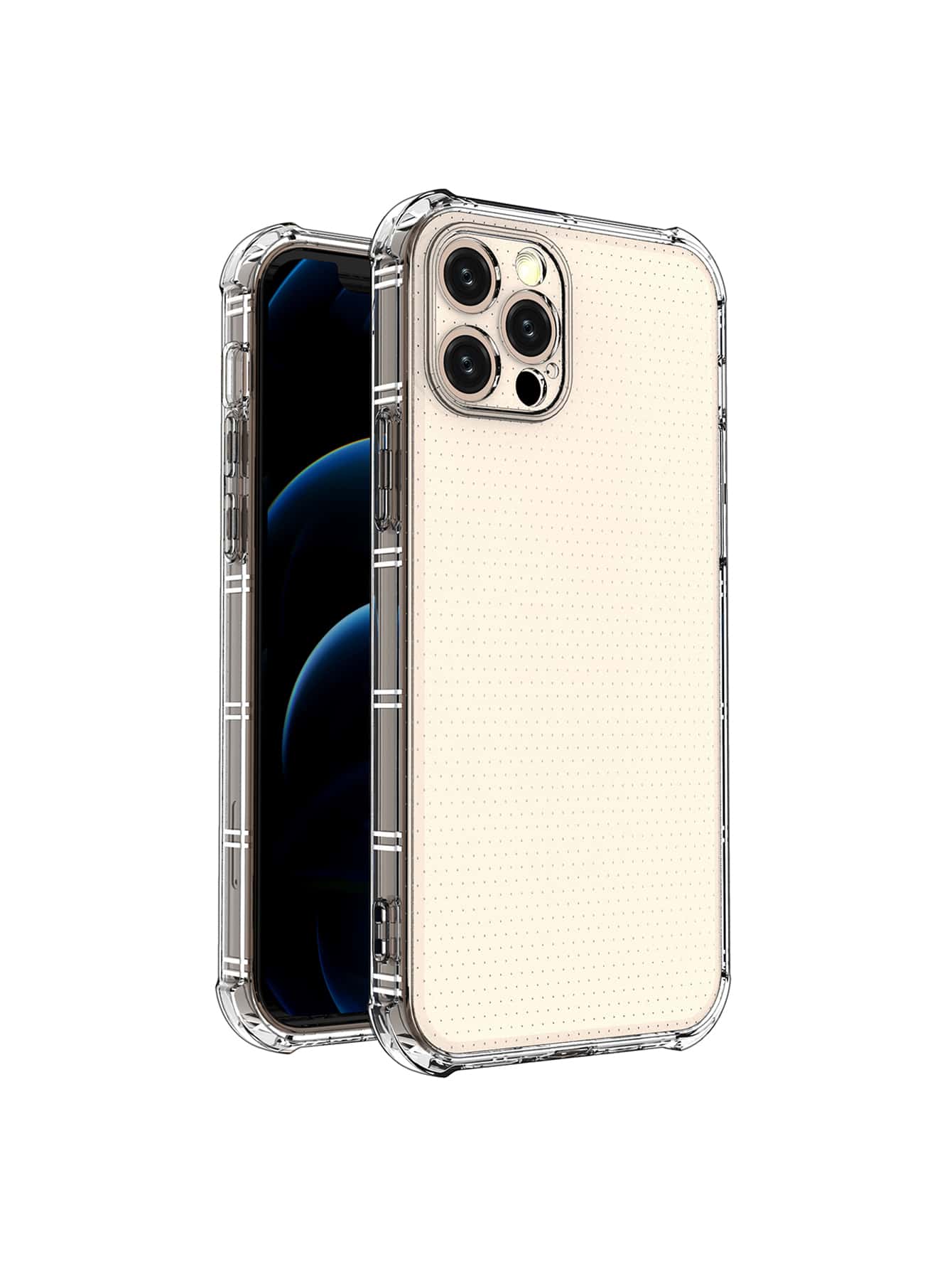 Ốp lưng chống rơi trong suốt tương thích với iPhone Tương thích với iPhone 11,IPhone 13,IPhone 14 Pro Max - Trong sáng - Xem 7