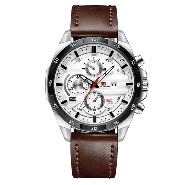 

Men Triple Dial Date Quartz Watch
