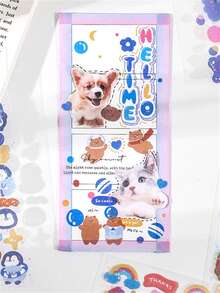 1pc Cartoon Graphic Random Sticker - Multicolor - View 3