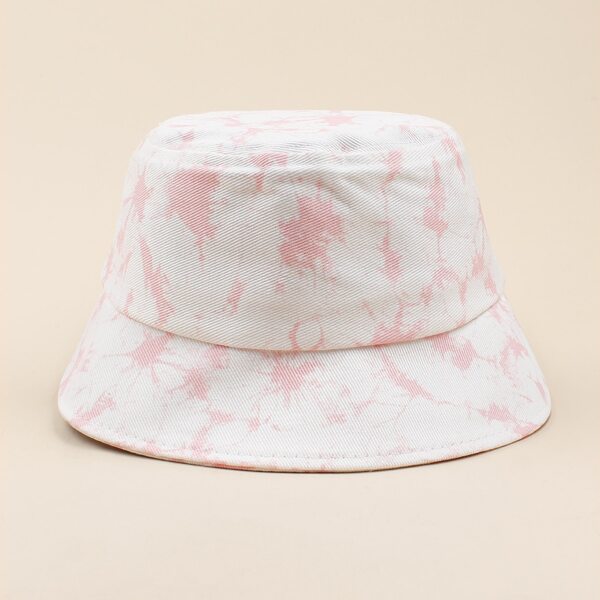 

Tie Dye Pattern Bucket Hat, Pink
