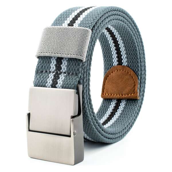 

Men Simple Tape Belt, Multicolor