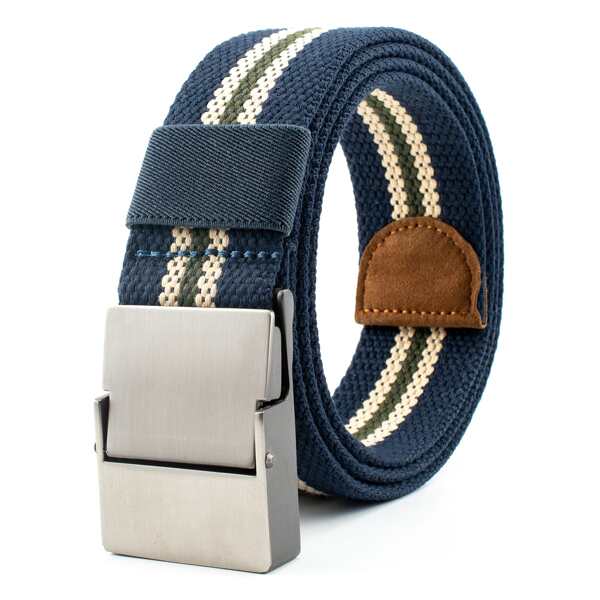 

Men Simple Tape Belt, Navy blue