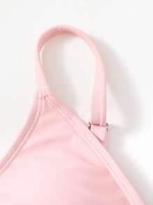 Girls Colour Block Bikini Swimsuit - Multicolor - View 4