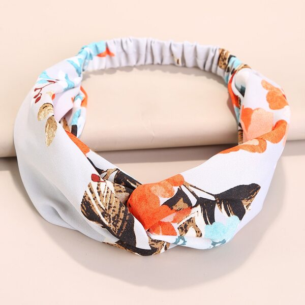 

Flower Print Hair Band, Multicolor