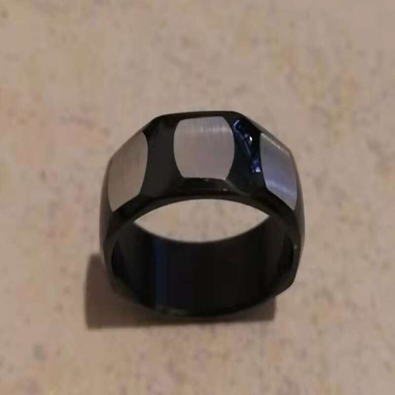 

Guys 1pc Simple Ring, Black