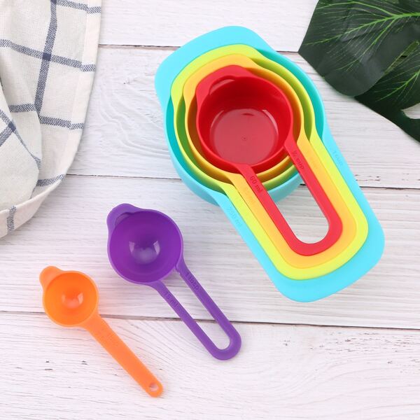 

6pcs Measuring Spoon Set, Multicolor