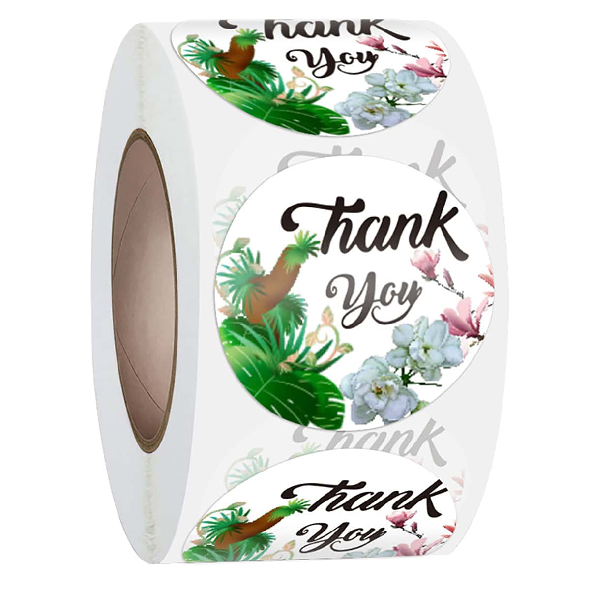 

1roll Floral Sealing Sticker, Multicolor