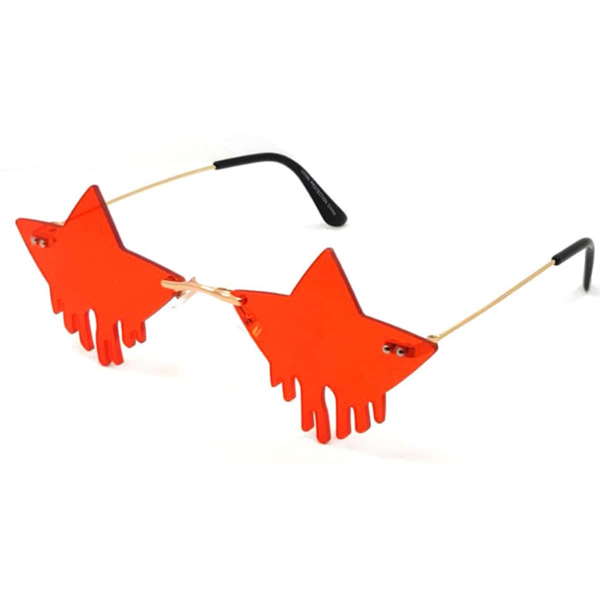 

Star Frame Sunglasses, Red