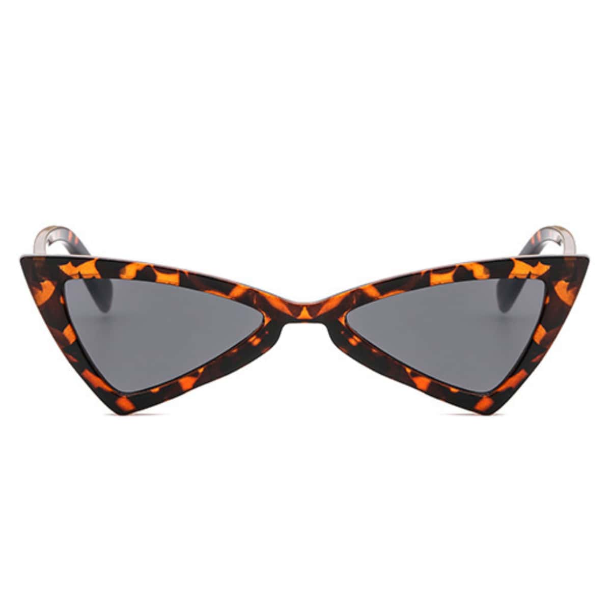 

Triangle Frame Sunglasses, Brown