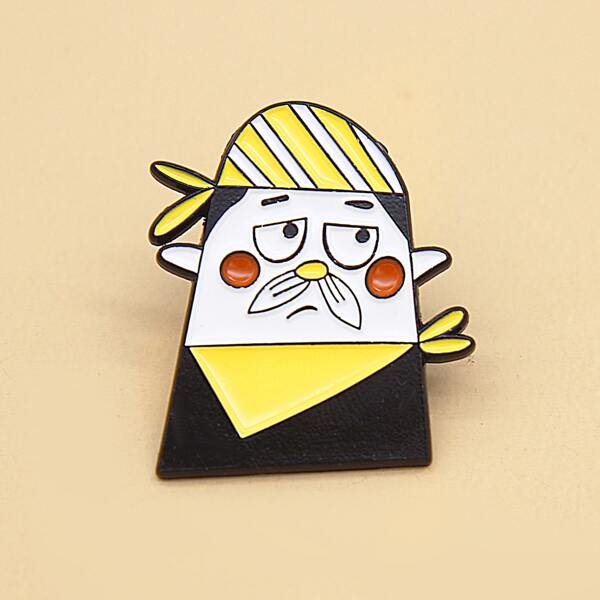 

Cartoon Figure Design Brooch, Multicolor