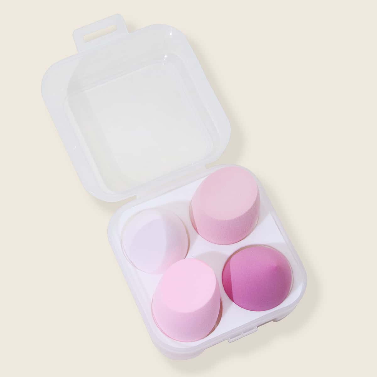 

4pcs Makeup Sponge Set, Multicolor