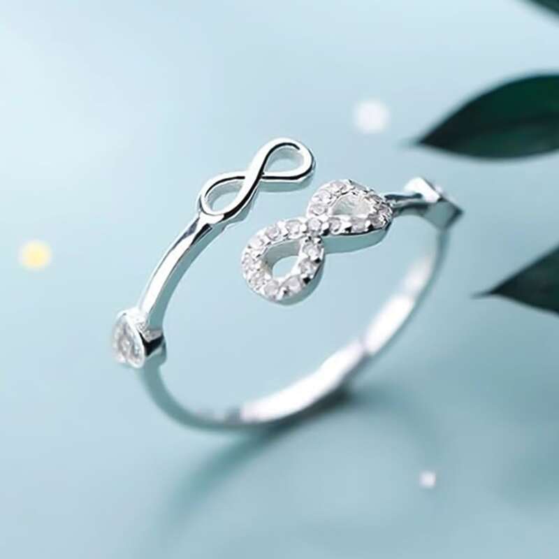 

1pc Skinny Wrap Ring, Silver