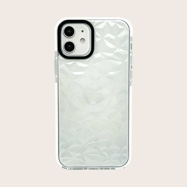 

Diamond Texture Phone Case, White