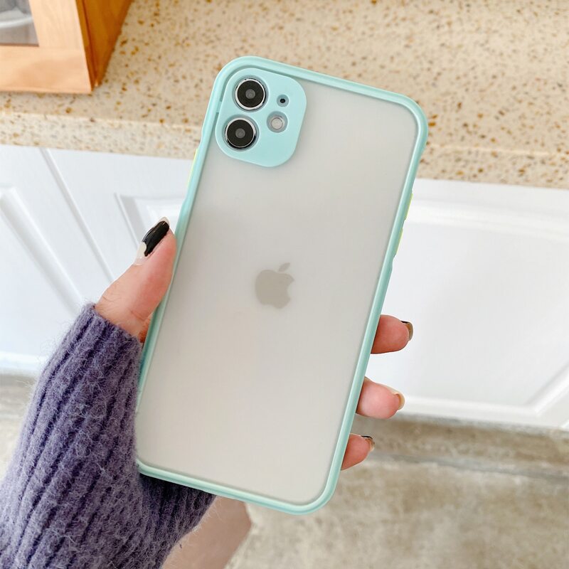 

Contrast Trim Phone Case, Blue