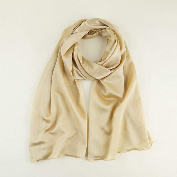 

Simple Plain Scarf, Champagne