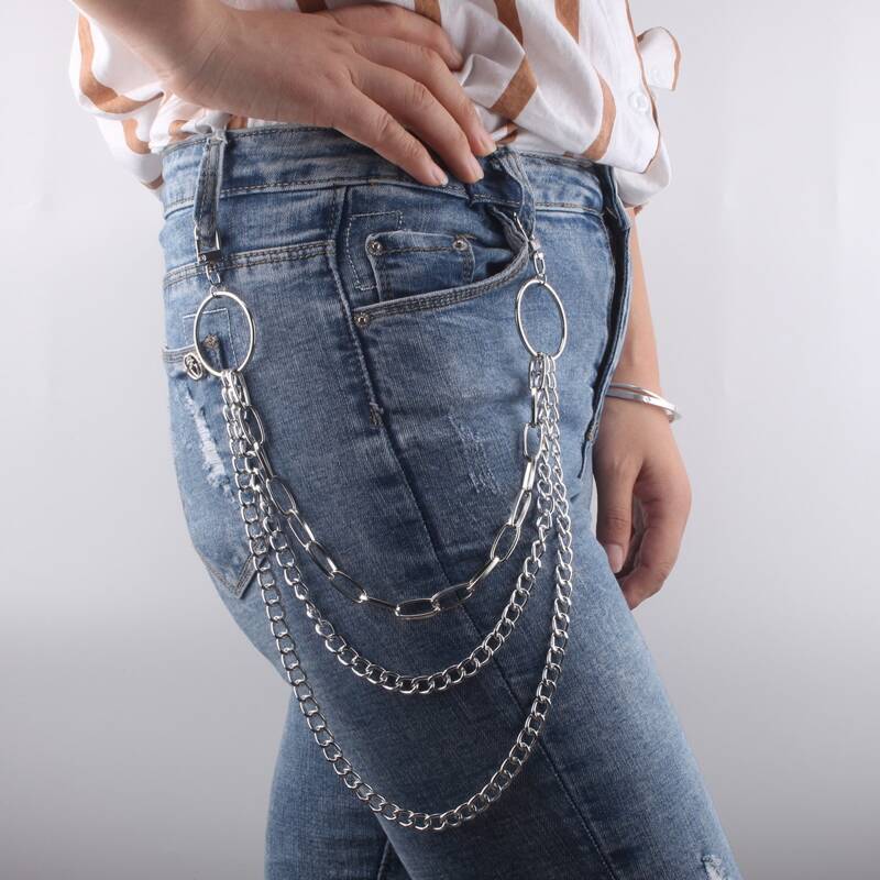 

Layered Pants Chain, Silver