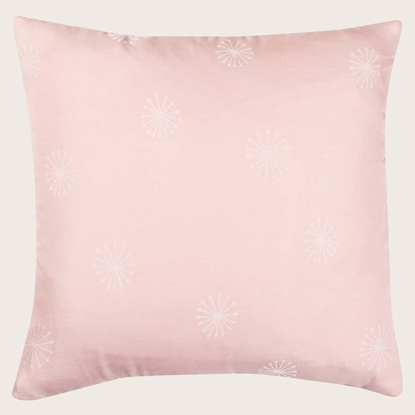 

Embroidery Detail Cushion Cover Without Filler, Pink