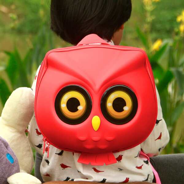 

Kids Cartoon Design Backpack, Red