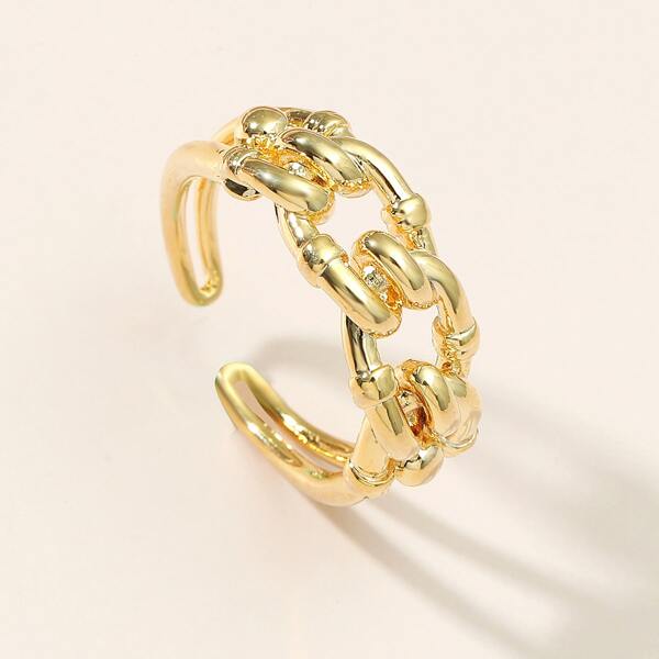 

Chain Decor Ring, Gold