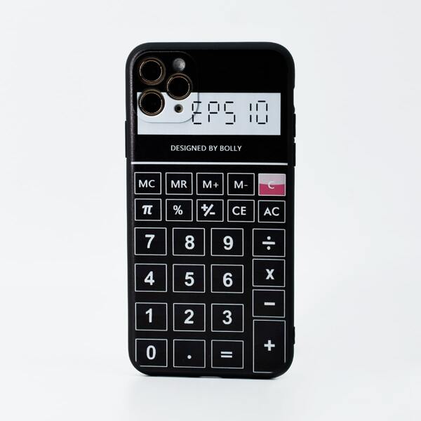 

Calculator Pattern Phone Case, Multicolor