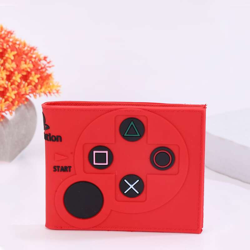 

Guys Game Console Design Small Wallet, Red