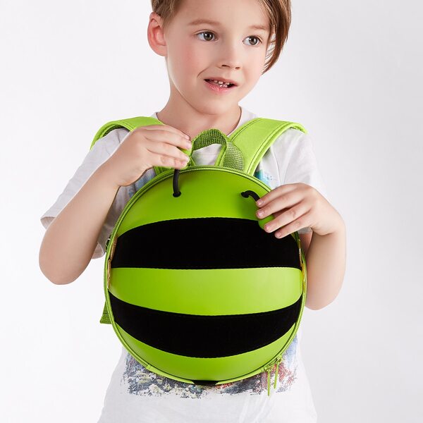 

Kids Cartoon Design Backpack, Green