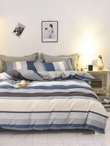 Textiles para Dormitorio A rayas Juegos de Fundas Nórdicas - Multicolor - Ver 5