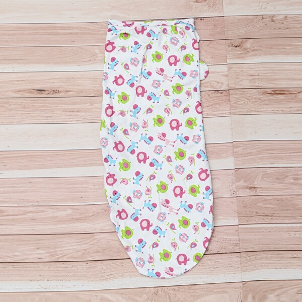 

Baby Girl Elephant Graphic 3D Ears Design Sleep Bag, Multicolor