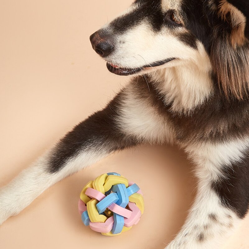 

1pc Ball Shaped Pet Sound Toy, Multicolor