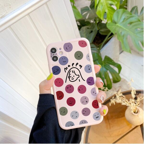 

Cartoon Girl Phone Case, Multicolor