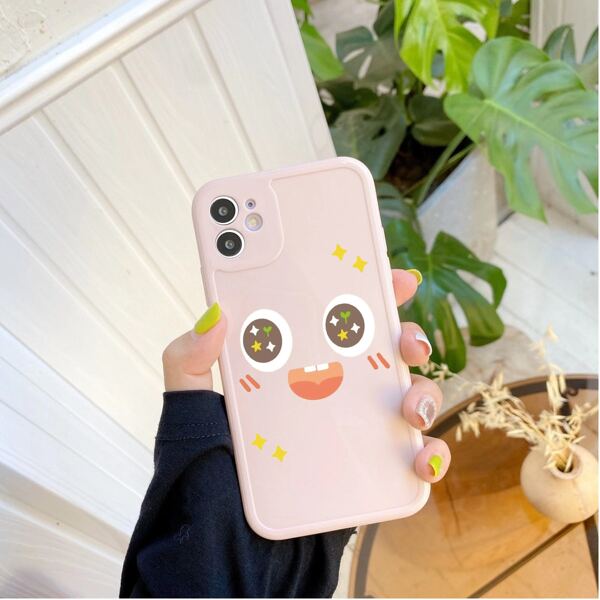 

Cartoon Graphic Phone Case, Multicolor