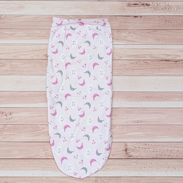 

Baby Girl Galaxy Print 3D Ears Design Sleep Bag, Baby pink