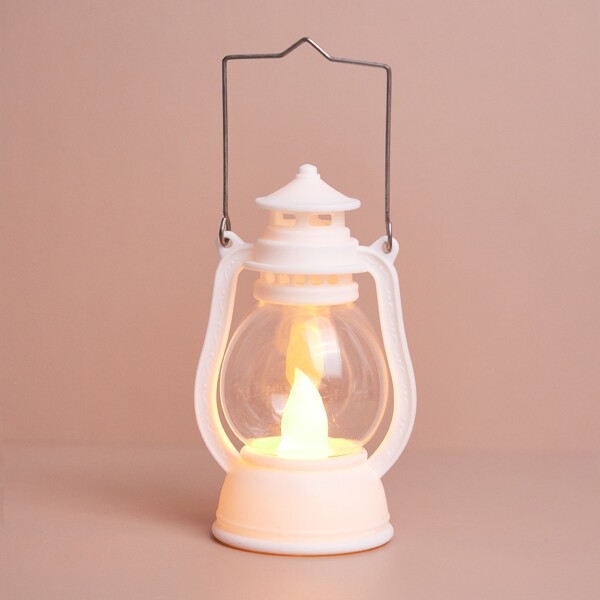 

1pc Vintage Kerosene Lamp Design Light, Yellow