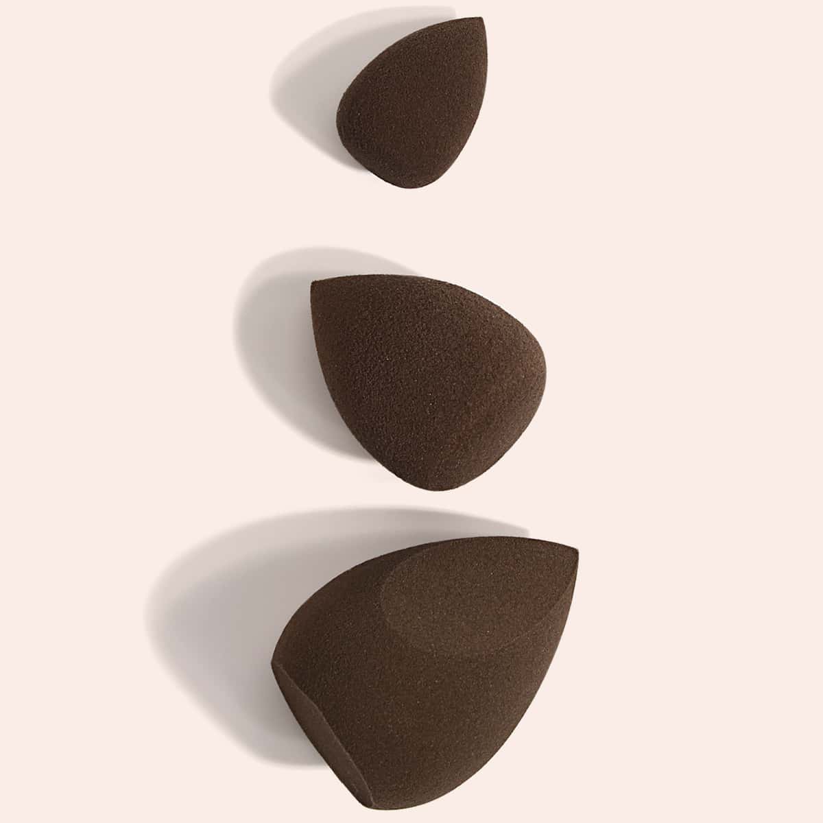 

3pcs Makeup Sponge, Chocolate brown