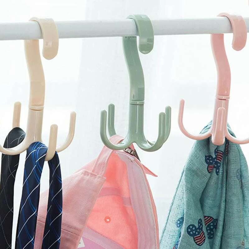 

1pc Random Four-claw Clothes Hook, Multicolor